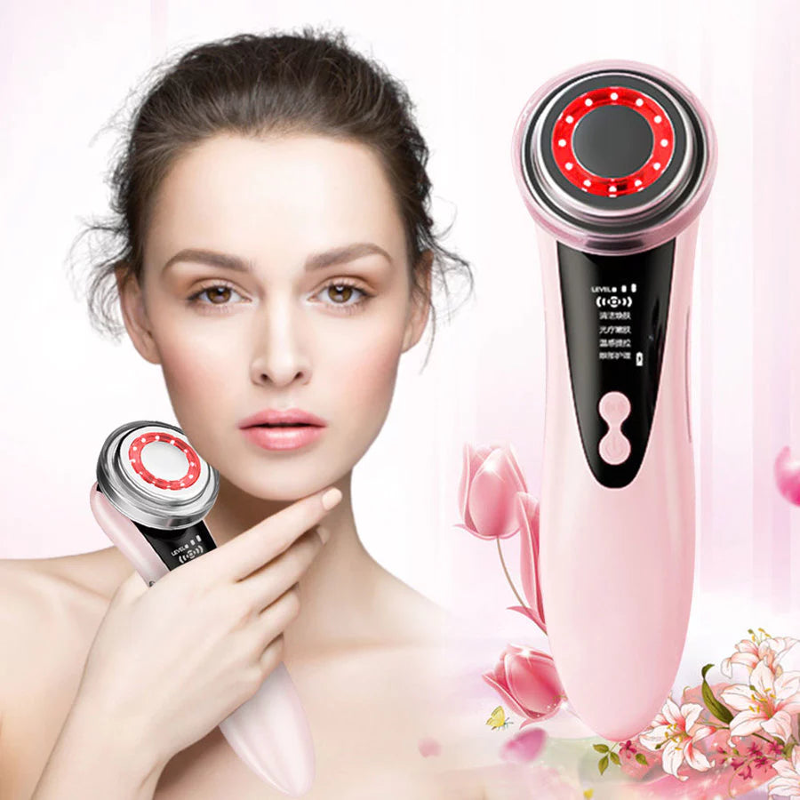 RejuvePro-Ems Massageador Facial  Antirruga Com Led De Sônica