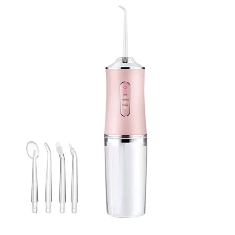 OralPure-Irrigador Bucal Portátil Limpeza Profunda com Jato d’Água
