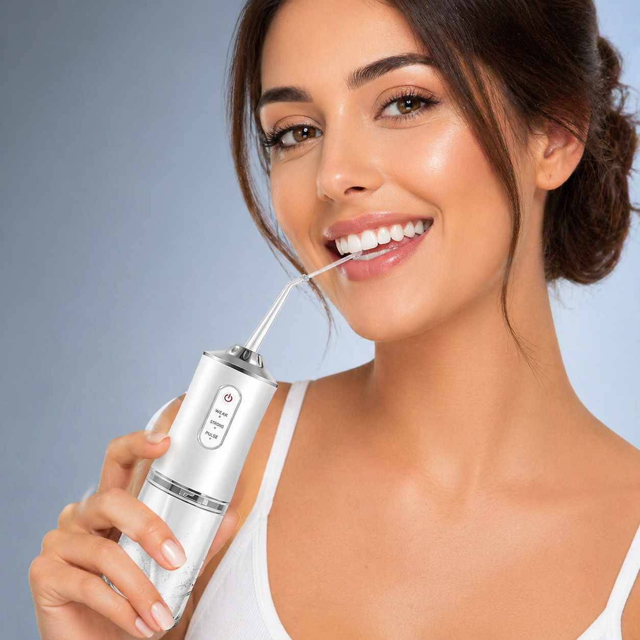 OralPure-Irrigador Bucal Portátil Limpeza Profunda com Jato d’Água