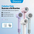 TurboGlow-Secador de Cabelo Profissional 1500W Alta Velocidade GOKOCO