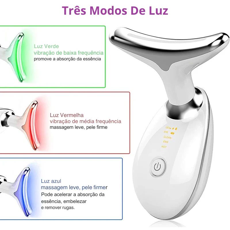 DermaGlow-Massageador Facial Rejuvenescedor  Anti-Rugas