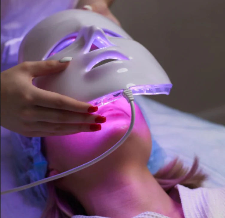 LumiThera-Máscara Profissional Led De 7 Cores Para Acne e Antirrugas