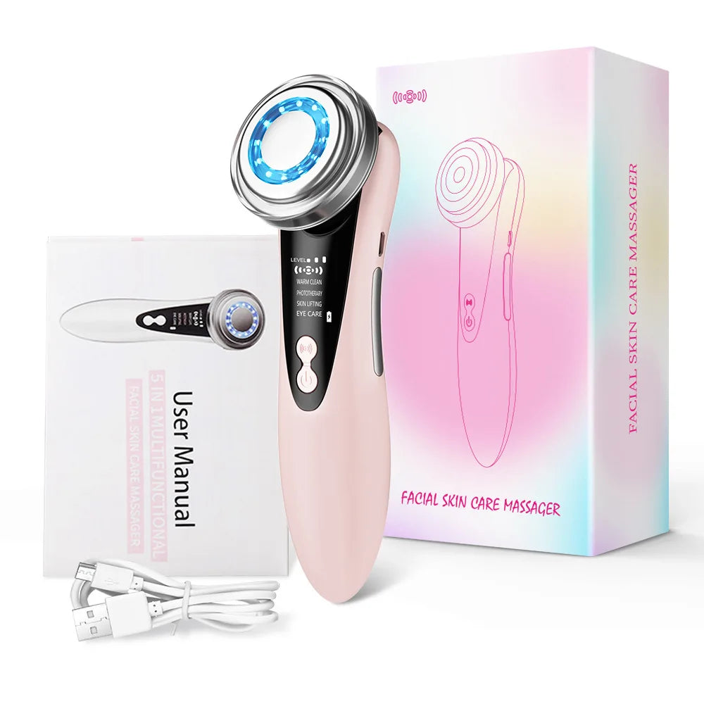 RejuvePro-Ems Massageador Facial  Antirruga Com Led De Sônica