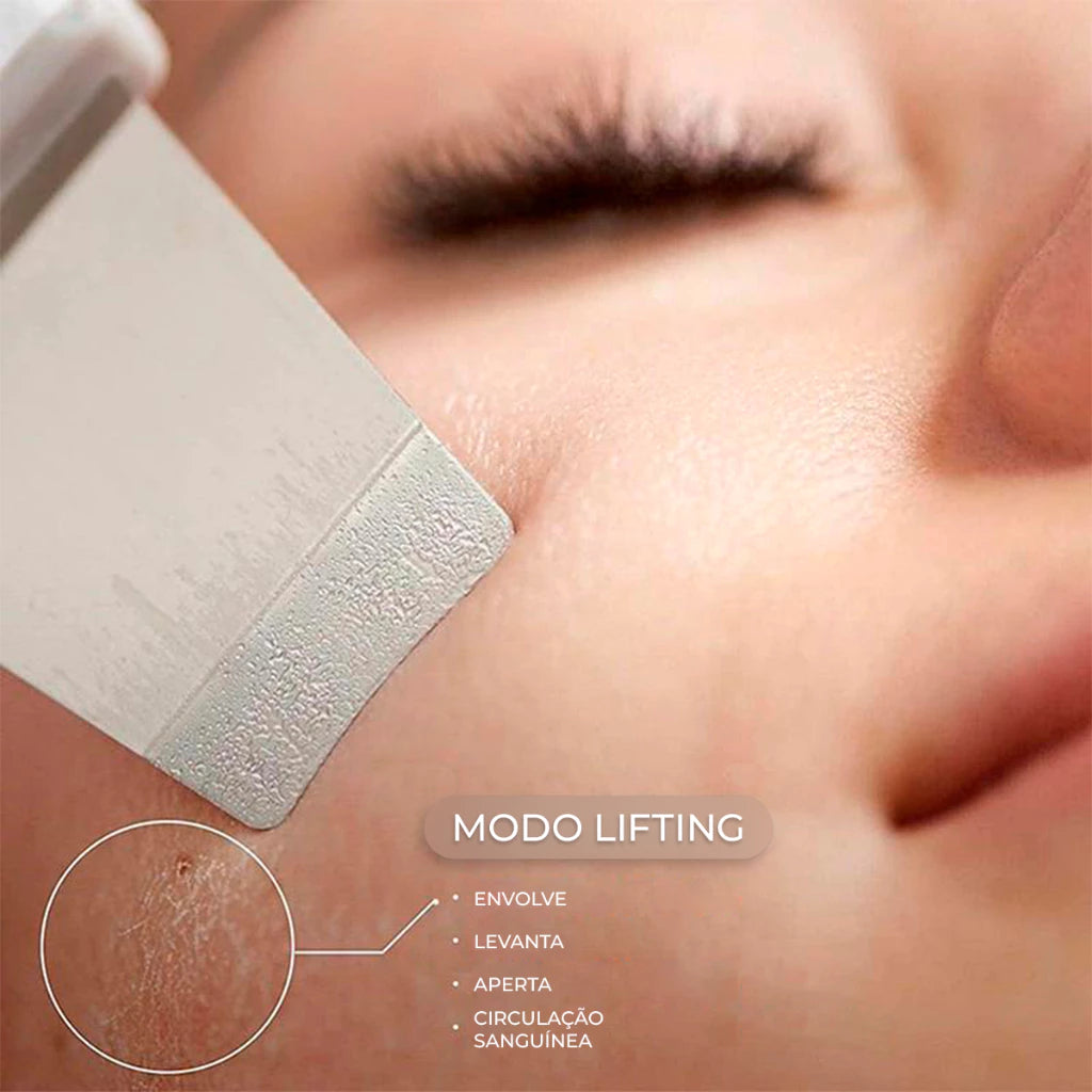 LumiCare-Peeling Esfoliante Ultrassônico Facial