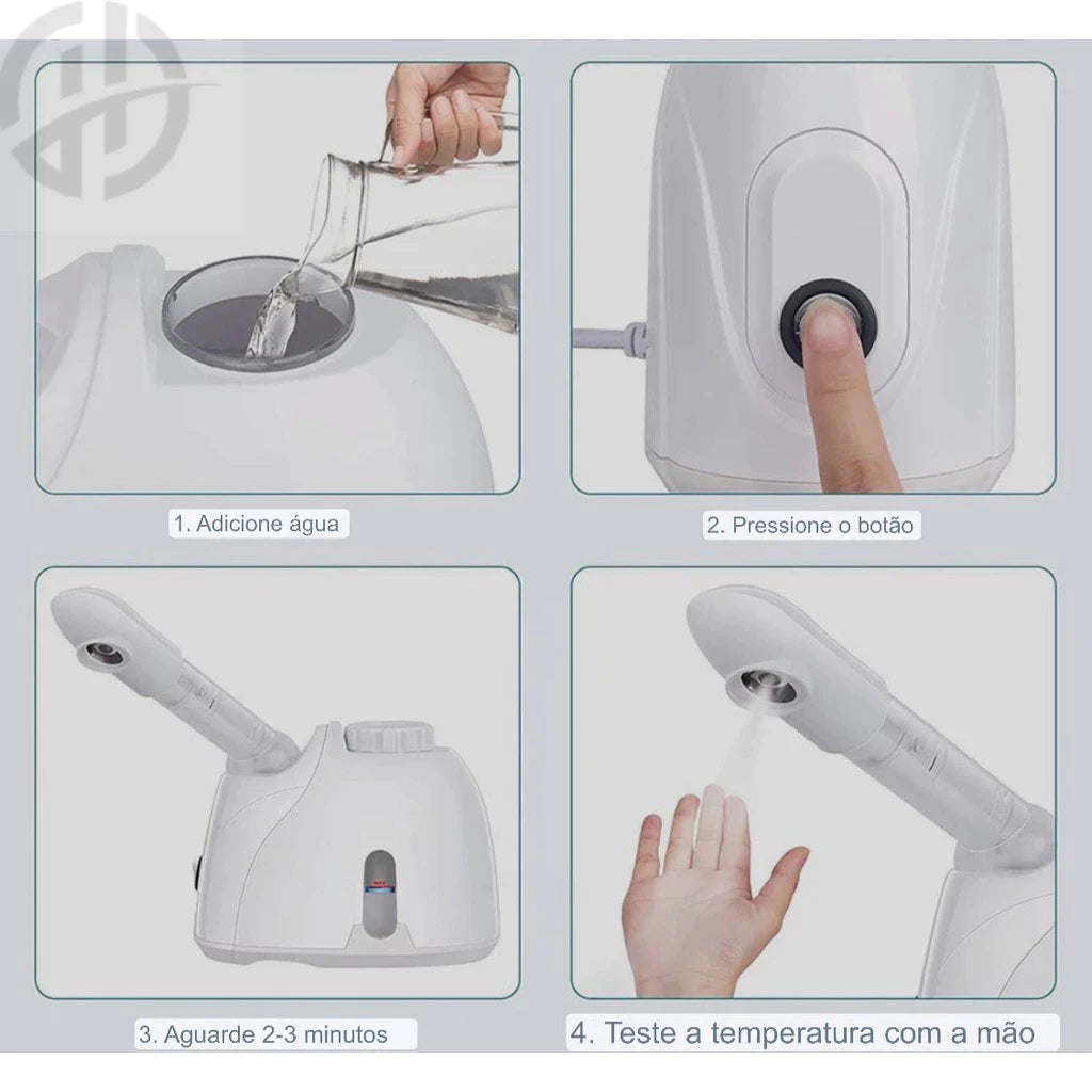 SpaVapor-Vaporizador de Ozônio Facial e Capilar Profissional