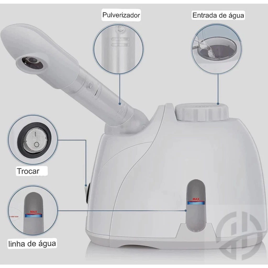 SpaVapor-Vaporizador de Ozônio Facial e Capilar Profissional