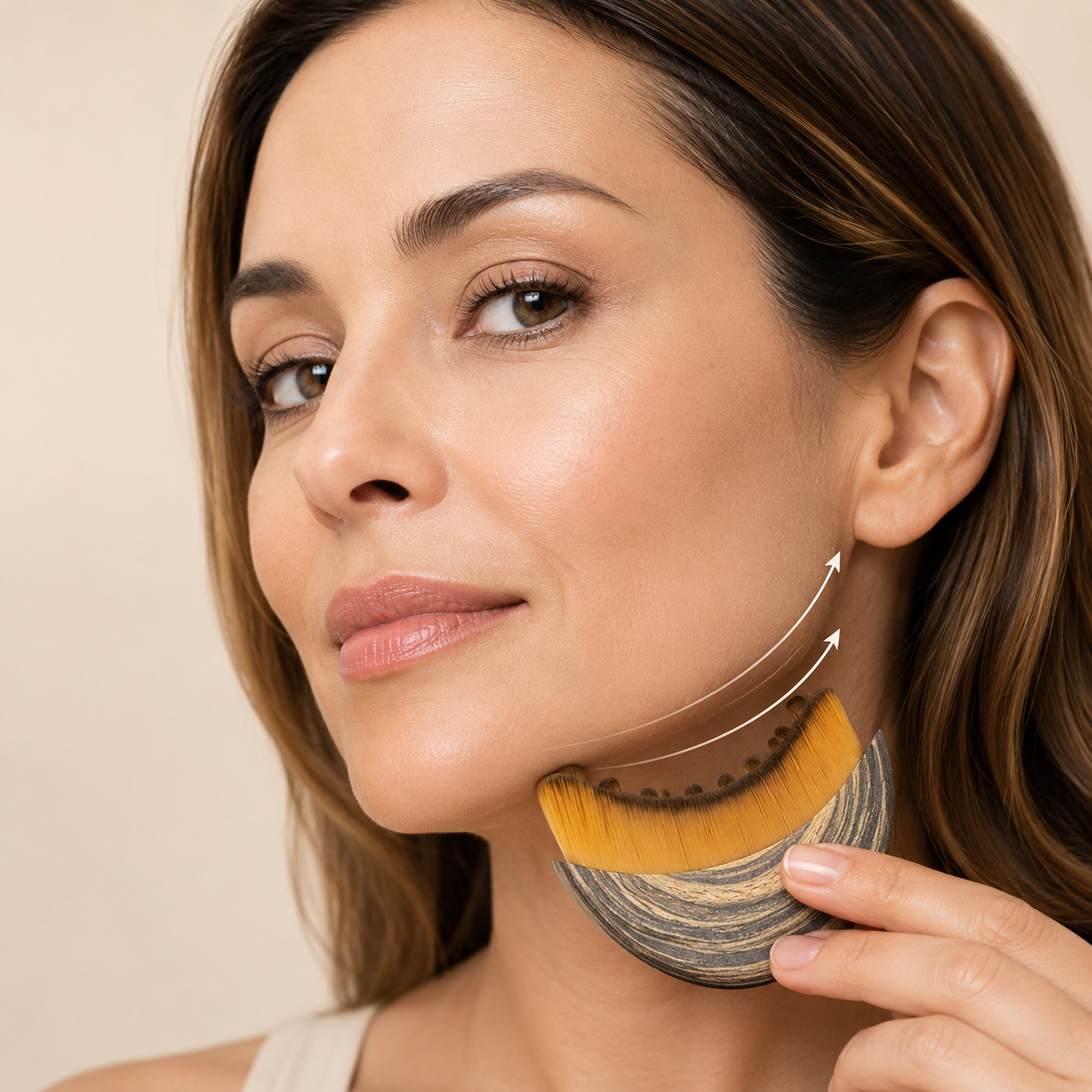 LiftContour-Escova De Drenagem Linfática e Contorno Facial