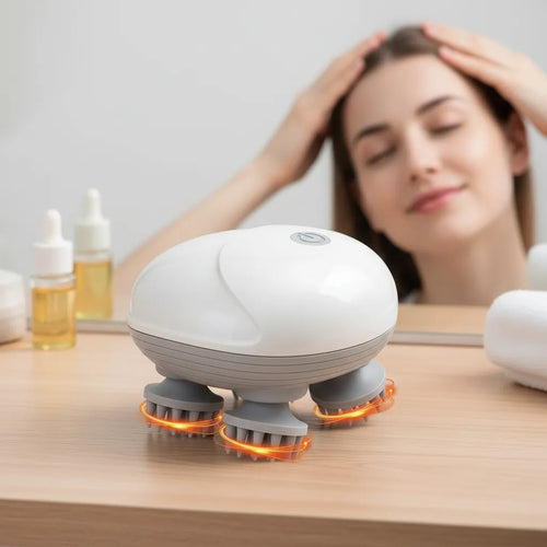 HairCure-Massageador Elétrico para Couro Cabeludo-Crescimento