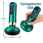 CelluEase-Massageador a Vácuo Ventosa com Infravermelho Anti Celulite