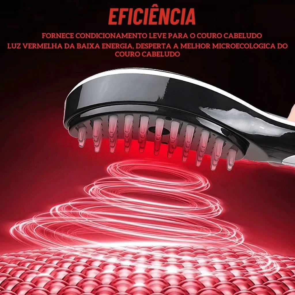 HairPulse-Escova de Terapia Capilar com Laser 4 em 1