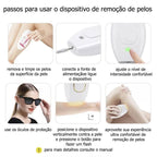 LisseX- Depilador a Laser de IPL para Remoção Permanente dos Pelos + 2 Brindes